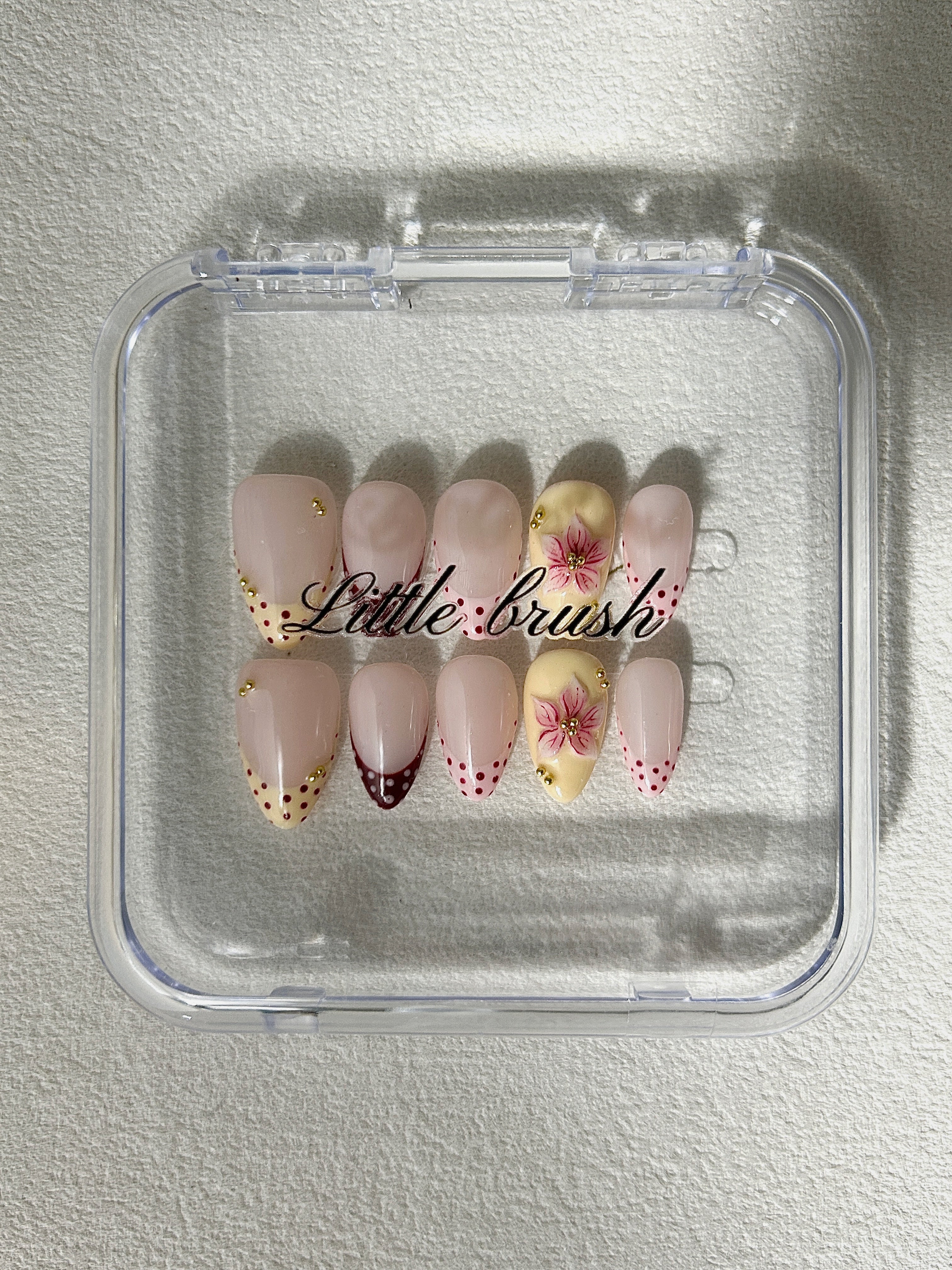 Garden Party Princess-3D press- on Nails