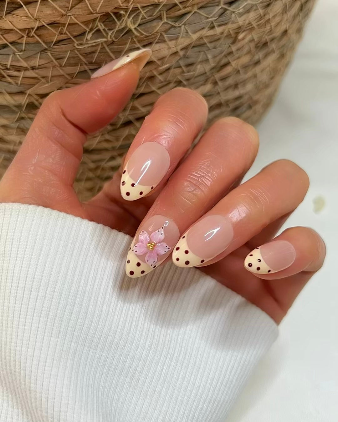 Hanami-3D press-on Nails