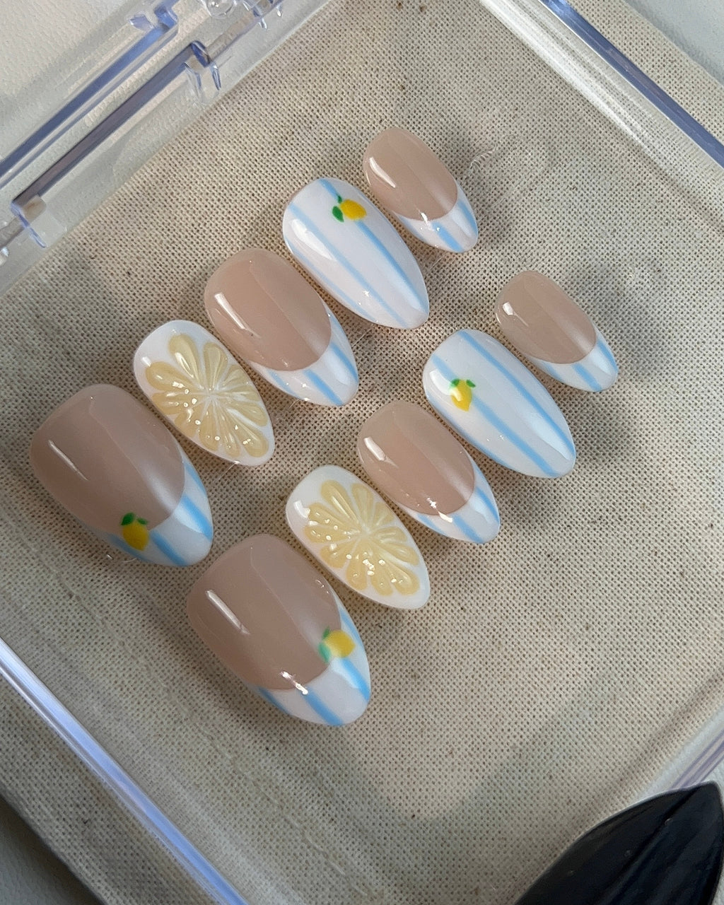 Squeeze the Day-3D press-on Nais