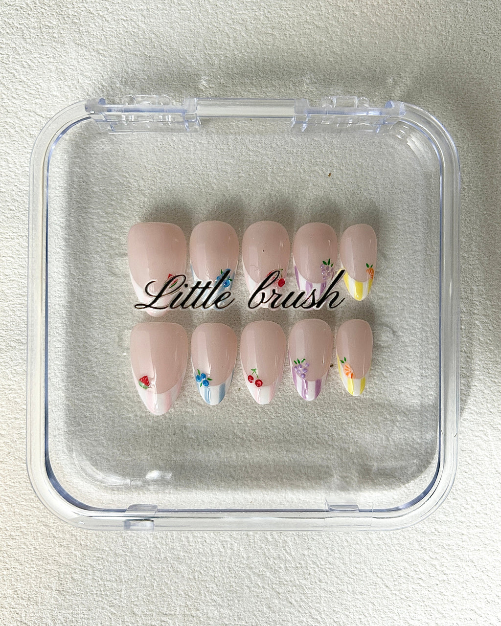 Tutti Fruitti-3D press-on Nails