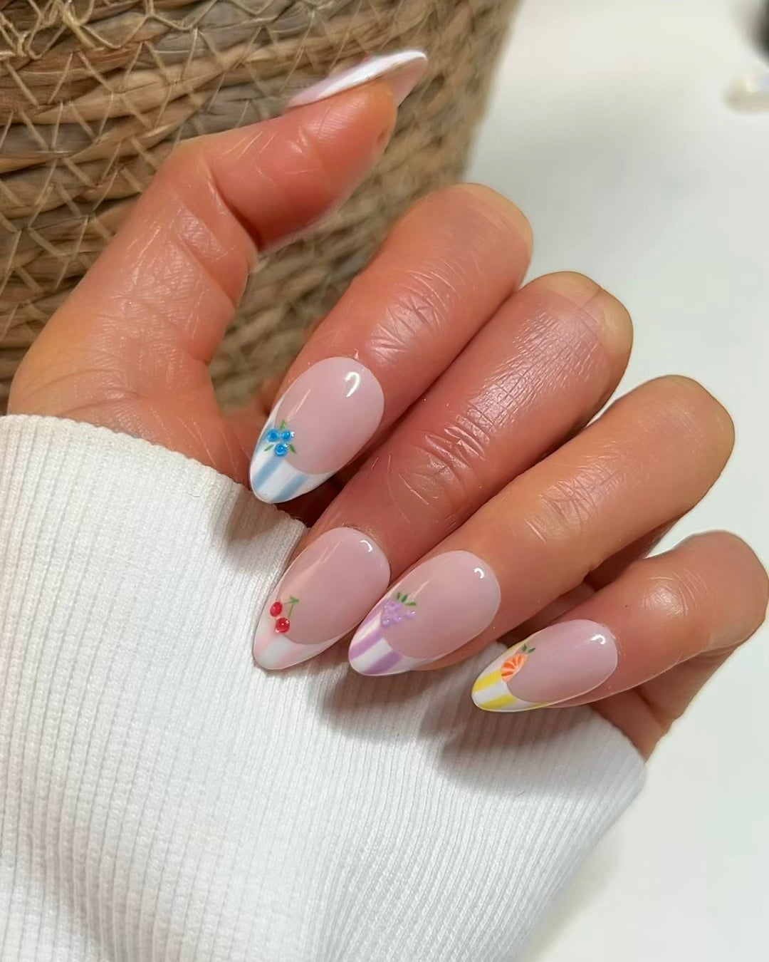 Tutti Fruitti-3D press-on Nails