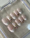 Spotted in the wild -3D Floral press-on Nails