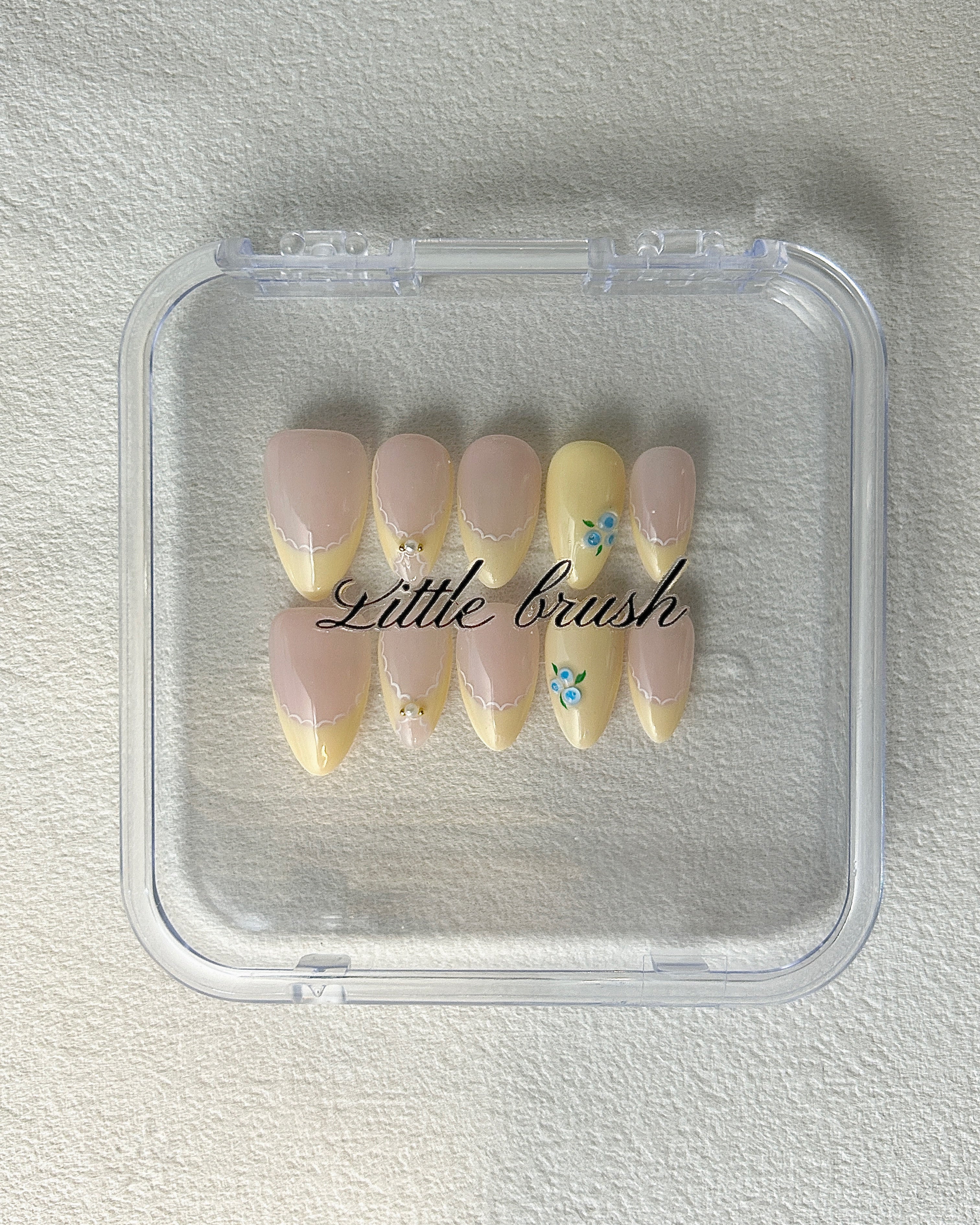 Blueberry Pie-3D press-on Nails