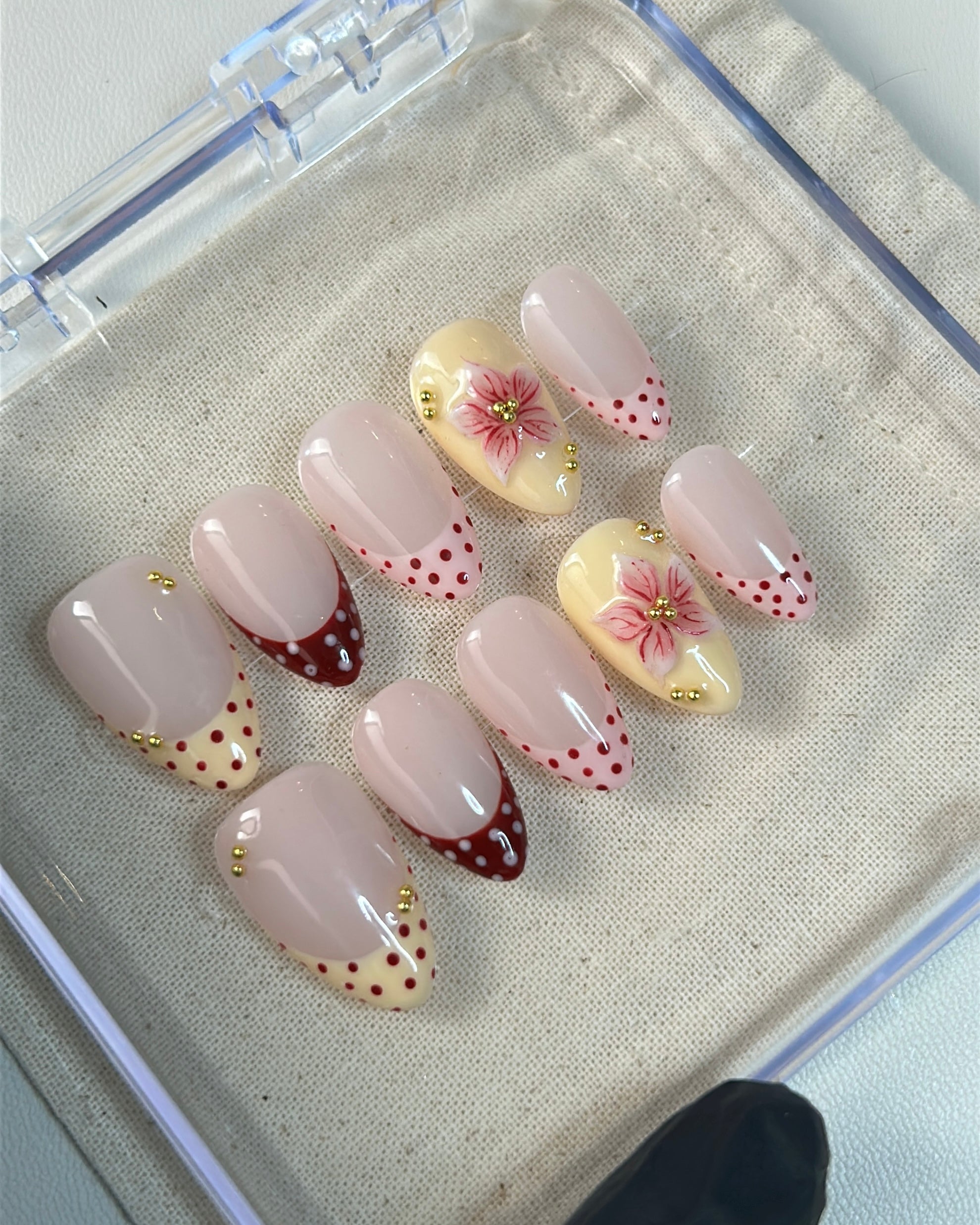 Garden Party Princess-3D press- on Nails